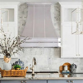 Fobest Custom Range Hood Stainless Steel with Classic Design FSS-6-Stainless Steel Range Hood-Fobest