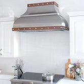Fobest Custom Range Hood Stainless Steel with Copper straps FSS-126-Stainless Steel Range Hood-Fobest