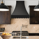 Fobest Custom Range Hood Vent Scalloped Design FSS-361-Stainless Steel Range Hood-Fobest