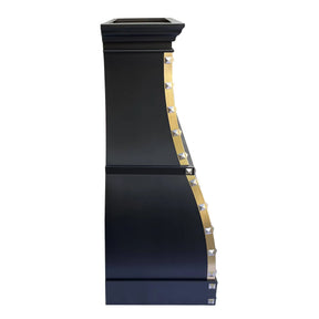 Fobest Custom Stainless Steel Black Range Hood FSS-83-Stainless Steel Range Hood-Fobest