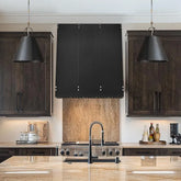 Fobest Custom Stainless Steel Kitchen Hood with Small Rivets FSS-238-Stainless Steel Range Hood-Fobest