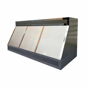 Fobest Custom Stainless Steel Metal Hood with mirror trims FSS-191-Stainless Steel Range Hood-Fobest