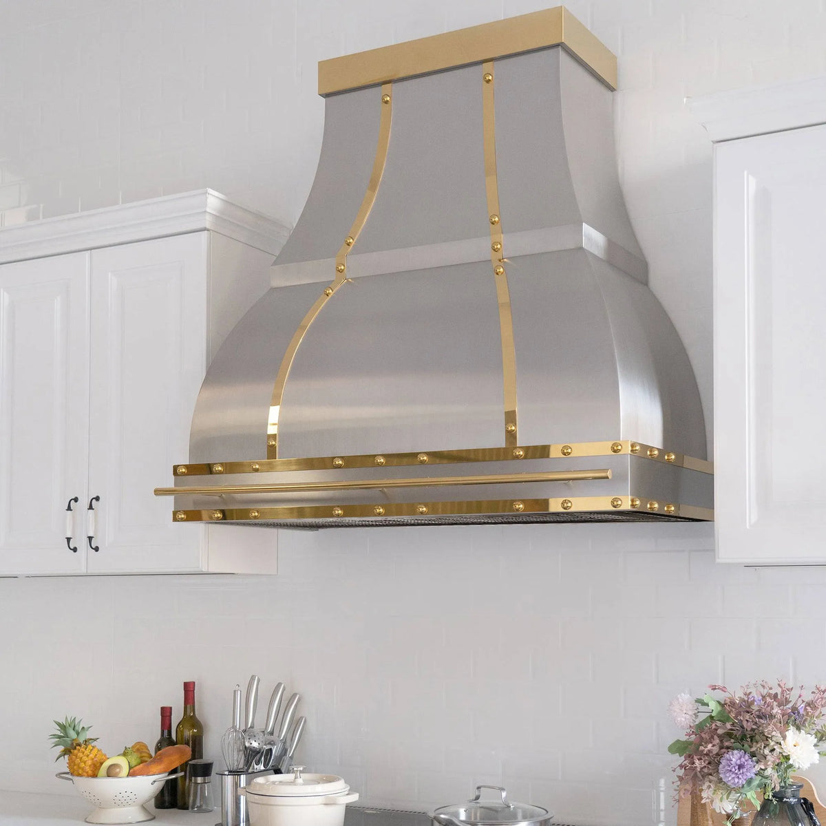 Fobest Custom Stainless Steel Range Hood Bell Design FSS-56-Stainless Steel Range Hood-Fobest