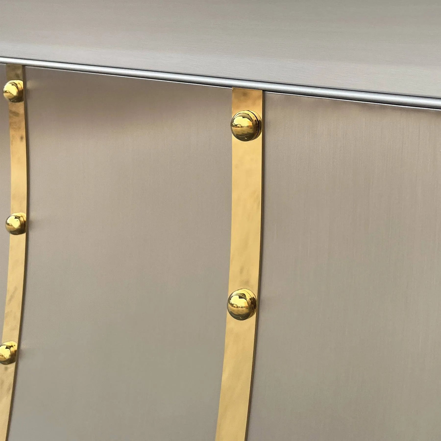 Fobest Custom Stainless Steel Range Hood With Brass Accent FSS-8-Stainless Steel Range Hood-Fobest