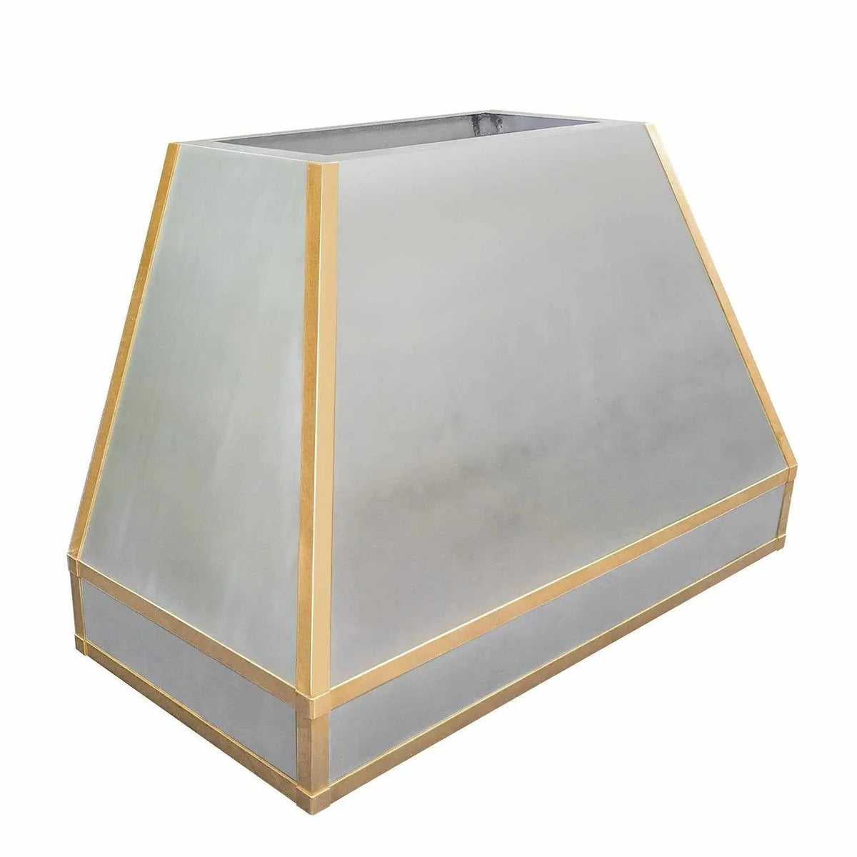 Fobest Custom Stainless Steel Range Hood with Brass Frame FSS-300-Stainless Steel Range Hood-Fobest