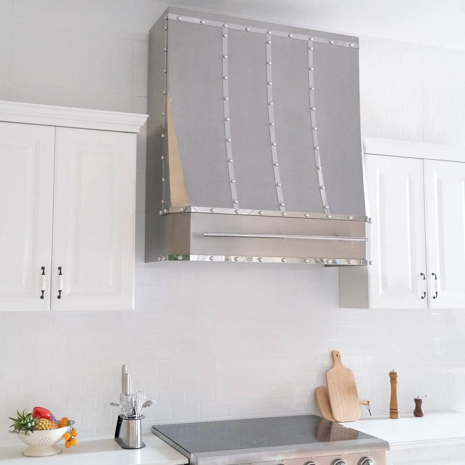 Fobest Custom Stainless Steel Range Hood with Curved Design FSS-137-Stainless Steel Range Hood-Fobest