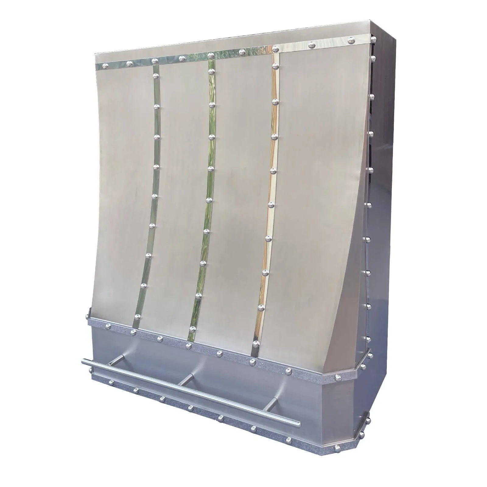 Fobest Custom Stainless Steel Range Hood with Curved Design FSS-137-Stainless Steel Range Hood-Fobest