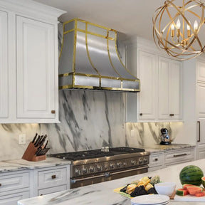Fobest Custom Stainless Steel Range Hood with Curved Design FSS-184-Stainless Steel Range Hood-Fobest