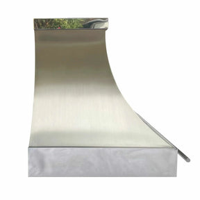 Fobest Custom Stainless Steel Range Hood with polish straps FSS-181-Stainless Steel Range Hood-Fobest