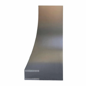 Fobest Custom Stainless Steel Range Hood with polished straps and rivets FSS-177-Stainless Steel Range Hood-Fobest