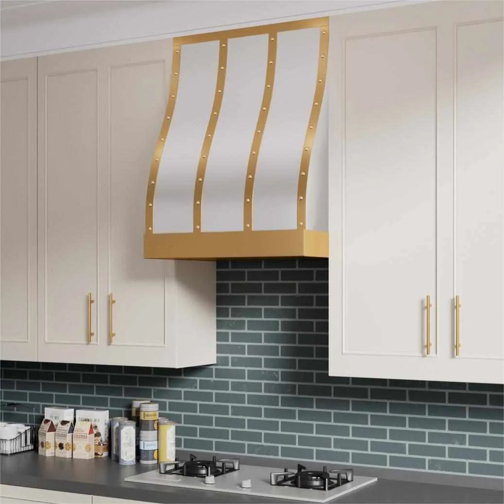 Fobest Custom Stainless Steel Vent Hood with Barrel Design FSS-173-Stainless Steel Range Hood-Fobest