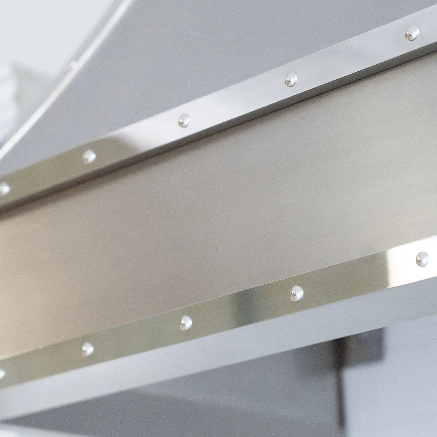 Fobest Custom Stainless Steel Vent Hood with Polished trims FSS-121-Stainless Steel Range Hood-Fobest
