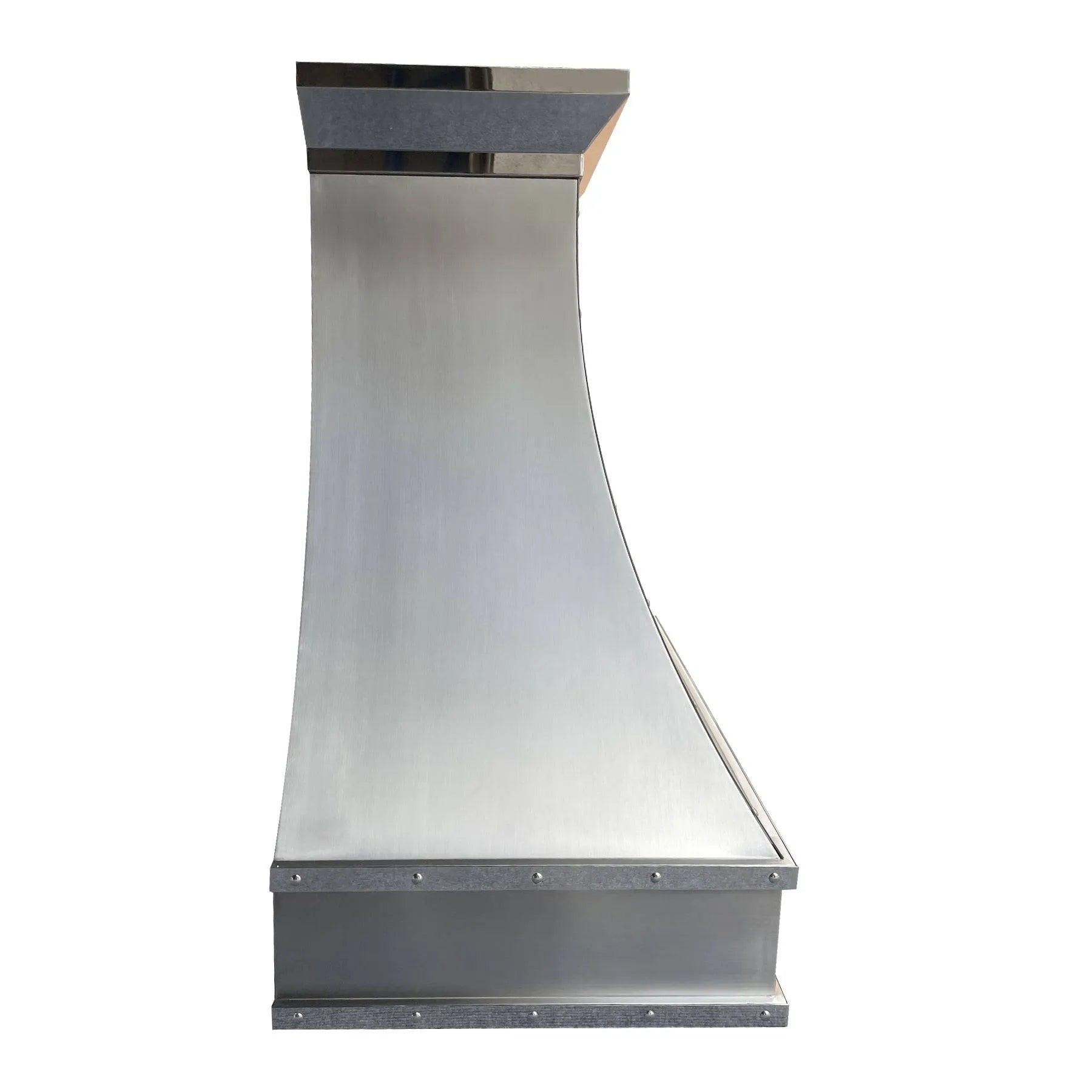 Fobest Custom Stainless Steel Vent Hood with Polished trims FSS-121-Stainless Steel Range Hood-Fobest