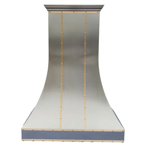 Fobest Custom Vent Hood with Elegant Curved FSS-401-Stainless Steel Range Hood-Fobest