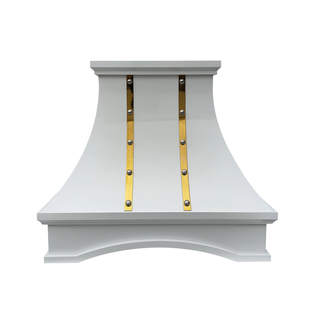 Fobest Custom Vent Hood with White Arched Shape FSS-365-Stainless Steel Range Hood-Fobest