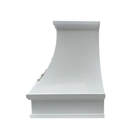 Fobest Custom Vent Hood with White Arched Shape FSS-365-Stainless Steel Range Hood-Fobest
