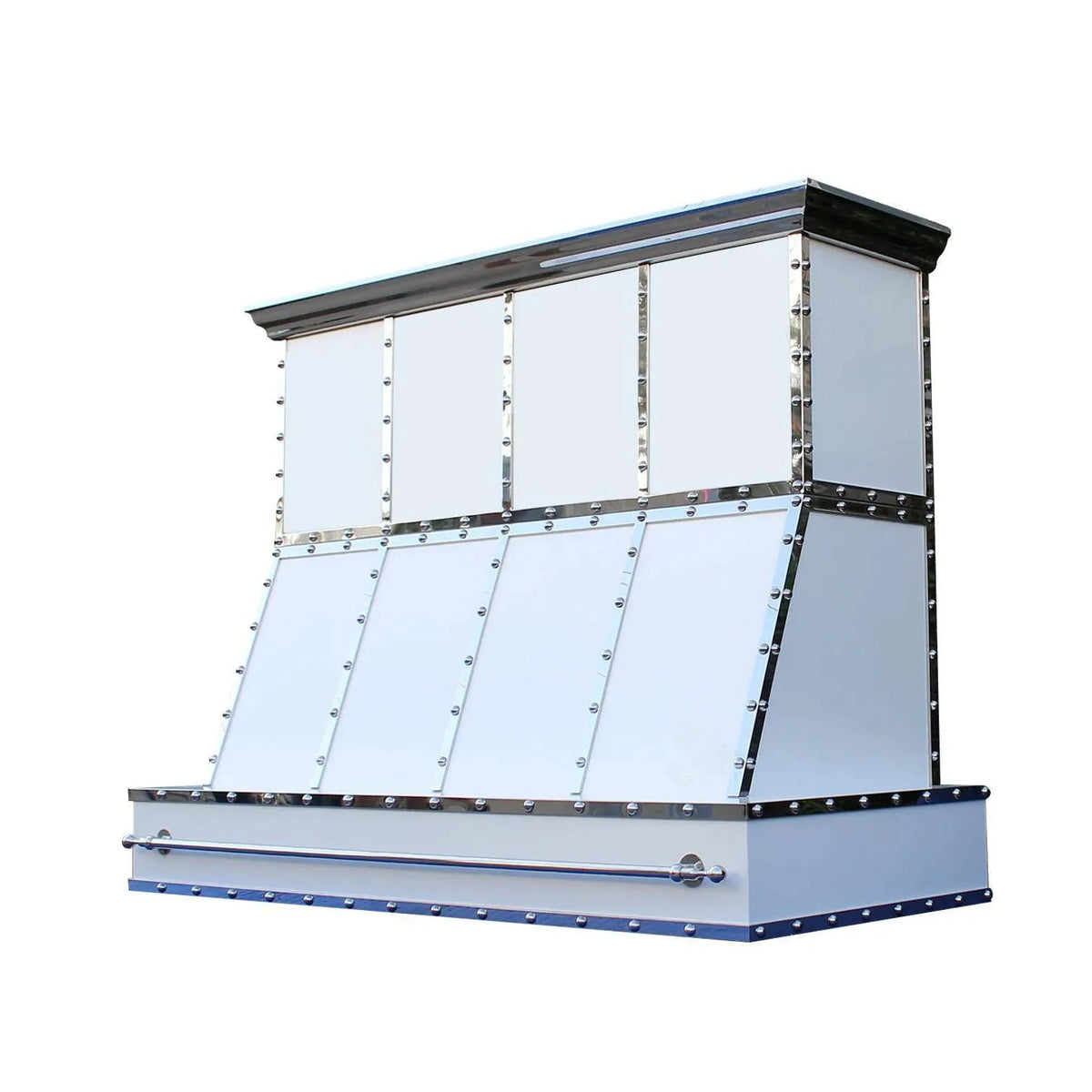 Fobest Custom White Stainless Steel Kitchen Hood FSS-102-Stainless Steel Range Hood-Fobest