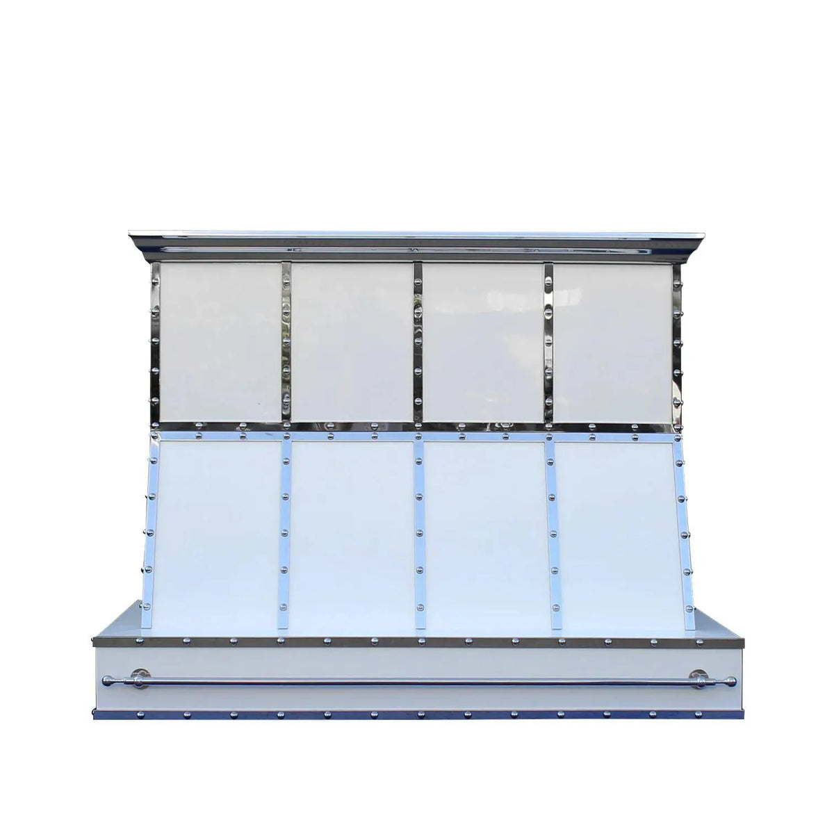 Fobest Custom White Stainless Steel Kitchen Hood FSS-102-Stainless Steel Range Hood-Fobest