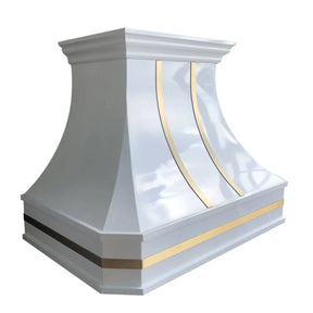 Fobest Custom White Stainless Steel Kitchen Hood FSS-32-Stainless Steel Range Hood-Fobest