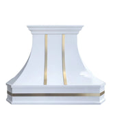 Fobest Custom White Stainless Steel Kitchen Hood FSS-32-Stainless Steel Range Hood-Fobest