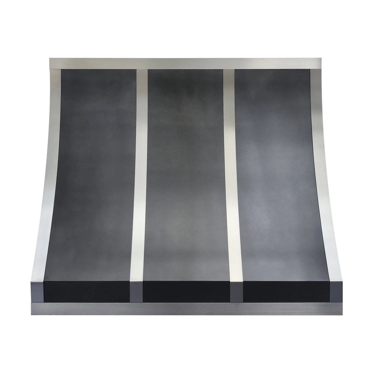 Fobest Custom Zinc Kitchen Hood with Stainless Steel Accents FSS-427-Stainless Steel Range Hood-Fobest