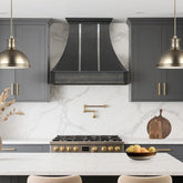 Fobest Custom Zinc Range Hood Curved Design FSS-376-Stainless Steel Range Hood-Fobest