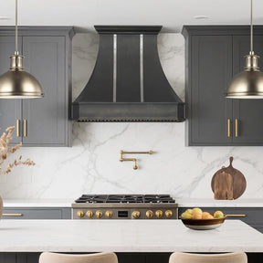Fobest Custom Zinc Range Hood Curved Design FSS-376-Stainless Steel Range Hood-Fobest