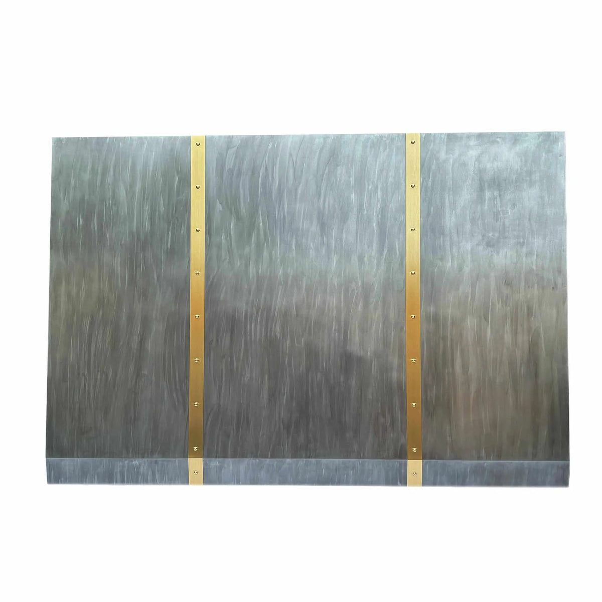 Fobest Custom Zinc Range Hood with Brass Accent FSS-243-Stainless Steel Range Hood-Fobest