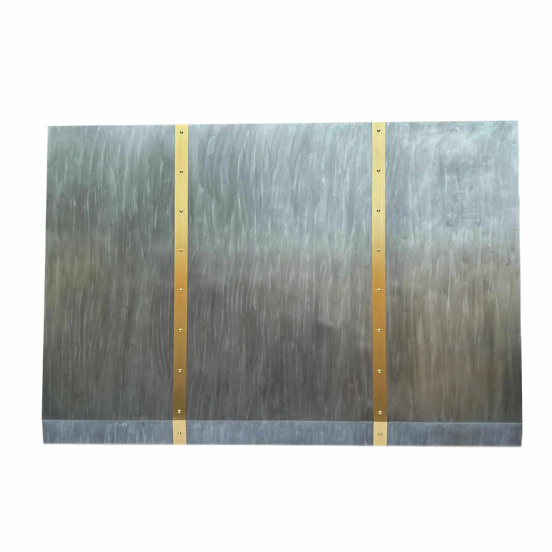 Fobest Custom Zinc Range Hood with Brass Accent FSS-243-Stainless Steel Range Hood-Fobest