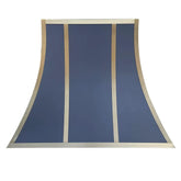 Fobest Dark Blue Stainless Steel Custom Range Hood FSS-159-Stainless Steel Range Hood-Fobest