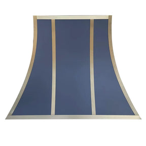 Fobest Dark Blue Stainless Steel Custom Range Hood FSS-159-Stainless Steel Range Hood-Fobest