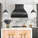 Fobest Dark Copper Kitchen Hood with Hammered Texture FCP-294