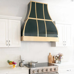 Fobest Dark Green Custom Stainless Steel Range Hood FSS-127-Stainless Steel Range Hood-Fobest