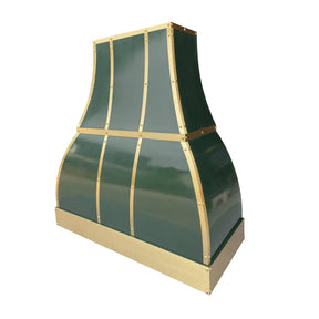 Fobest Dark Green Custom Stainless Steel Range Hood FSS-127-Stainless Steel Range Hood-Fobest