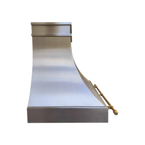 Fobest Decorative Custom Metal Hood with Fleur-de-lis FSS-417-Stainless Steel Range Hood-Fobest