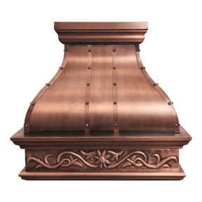 Fobest Decorative Handmade Copper Kitchen Hood FCP-275-Copper Range Hood-Fobest