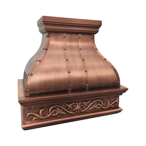 Fobest Decorative Handmade Copper Kitchen Hood FCP-275-Copper Range Hood-Fobest