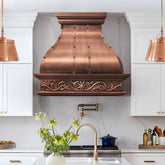 Fobest Decorative Handmade Copper Kitchen Hood FCP-275-Copper Range Hood-Fobest