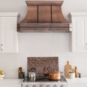 Fobest Farmhouse Antique Copper Range Hood FCP-7-Copper Range Hood-Fobest