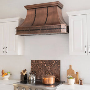 Fobest Farmhouse Antique Copper Range Hood FCP-7-Copper Range Hood-Fobest