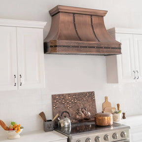 Fobest Farmhouse Antique Copper Range Hood FCP-7-Copper Range Hood-Fobest