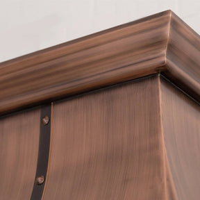 Fobest Farmhouse Antique Copper Range Hood FCP-7-Copper Range Hood-Fobest