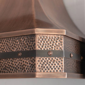 Fobest Farmhouse Antique Copper Range Hood FCP-7-Copper Range Hood-Fobest