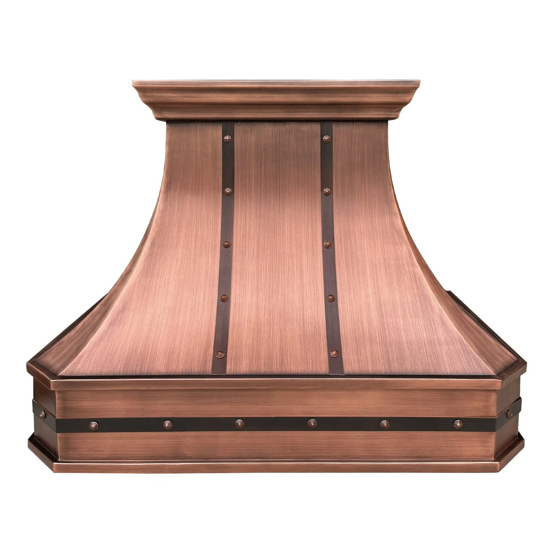 Fobest Farmhouse Antique Copper Range Hood FCP-7-Copper Range Hood-Fobest