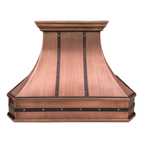 Fobest Farmhouse Antique Copper Range Hood FCP-7-Copper Range Hood-Fobest