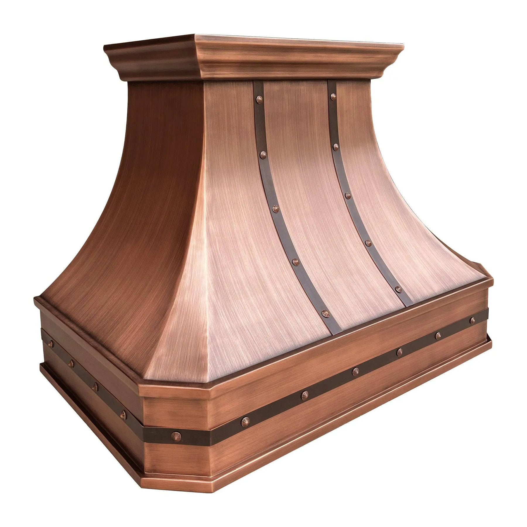 Fobest Farmhouse Antique Copper Range Hood FCP-7-Copper Range Hood-Fobest