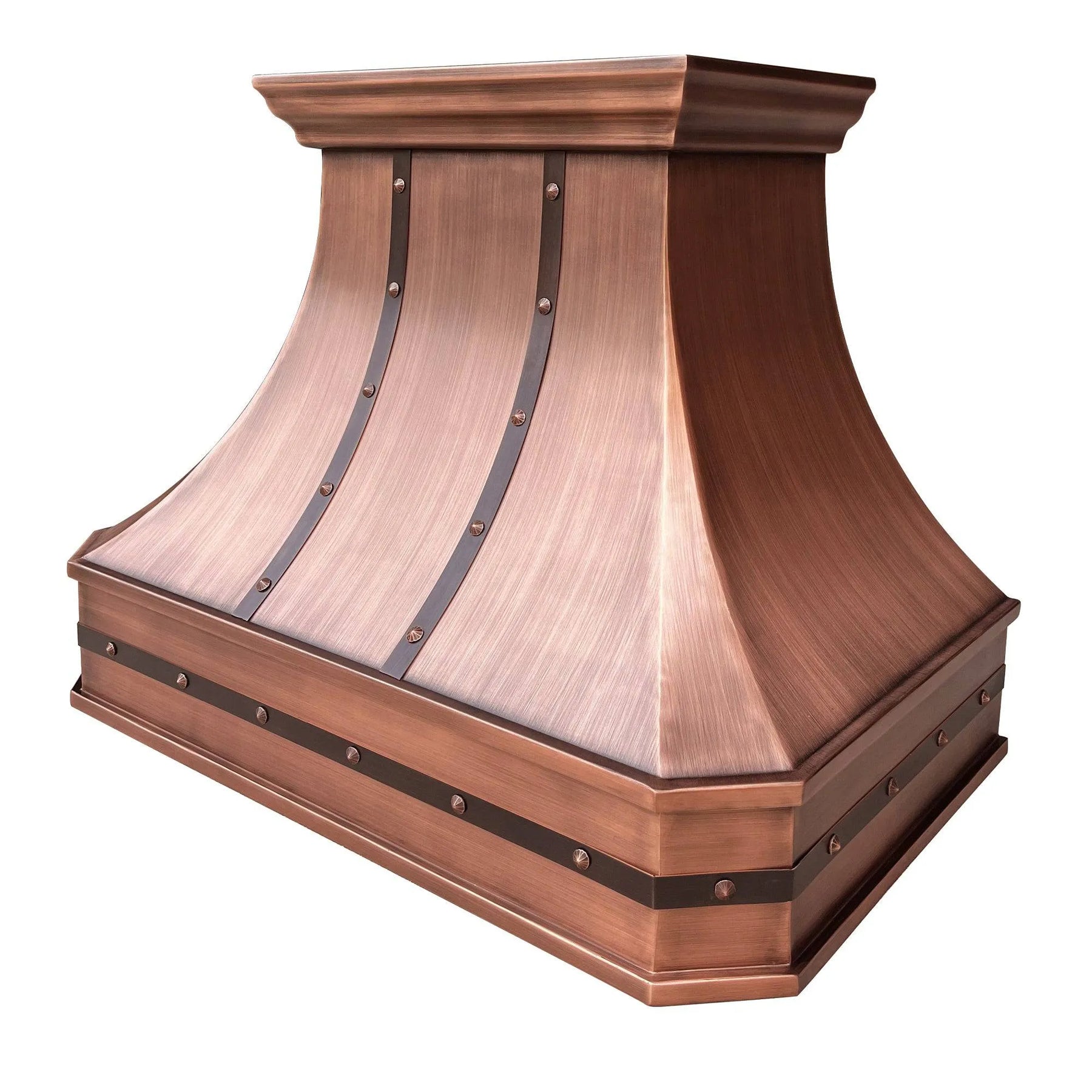 Fobest Farmhouse Antique Copper Range Hood FCP-7-Copper Range Hood-Fobest