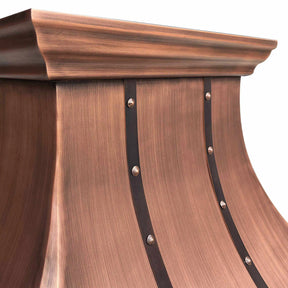 Fobest Farmhouse Antique Copper Range Hood FCP-7-Copper Range Hood-Fobest
