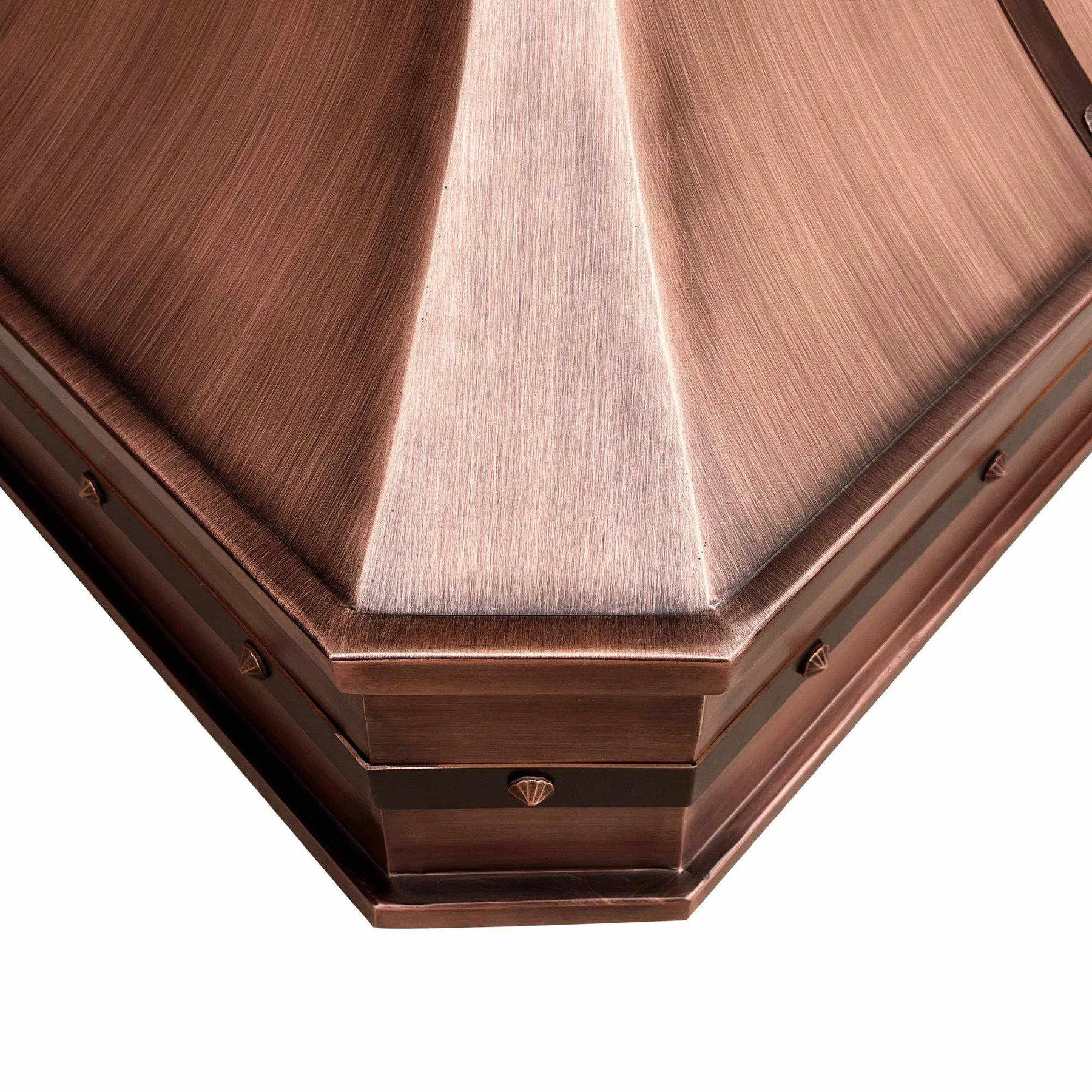 Fobest Farmhouse Antique Copper Range Hood FCP-7-Copper Range Hood-Fobest