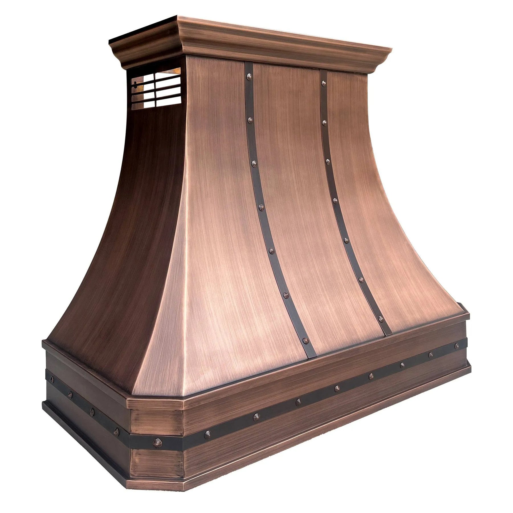 Fobest Farmhouse Antique Copper Range Hood FCP-7-Copper Range Hood-Fobest